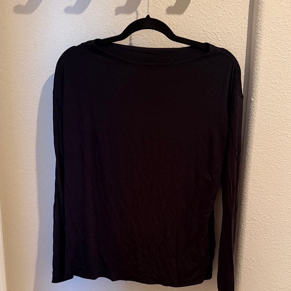 Classic Black Long Sleeve Top